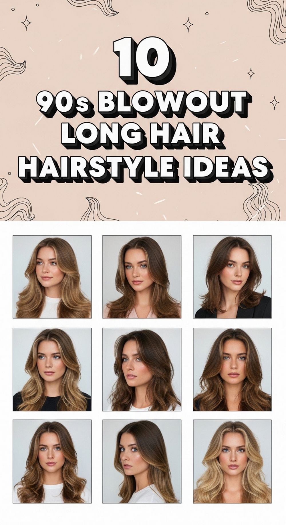 s Blowout Long Hair Hairstyle Ideas