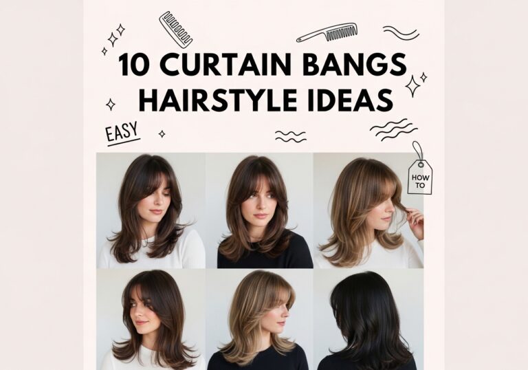 Curtain Bangs Hairstyle Ideas