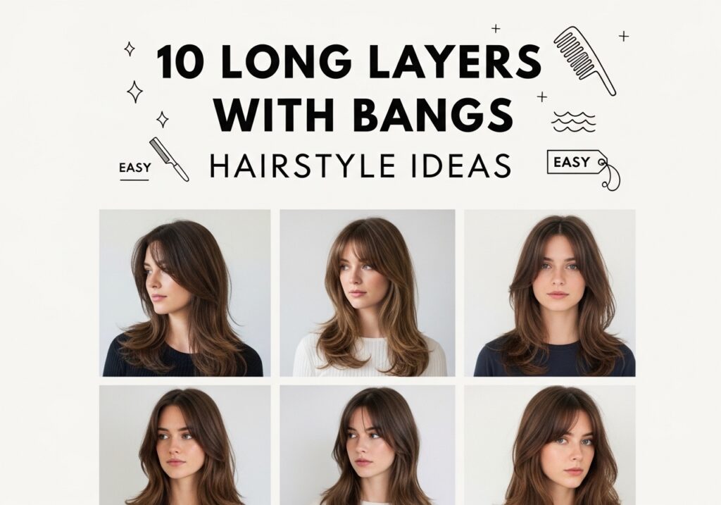 Long Layers With Bangs Hairstyle Ideas
