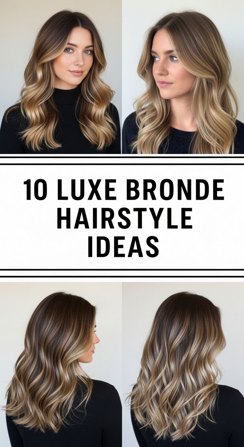 Luxe Bronde Hairstyle Ideas