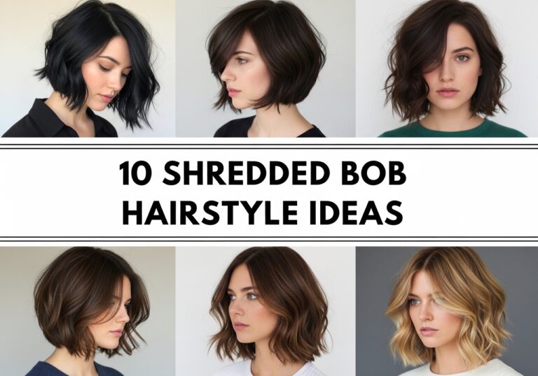 Shredded Bob Hairstyle Ideas