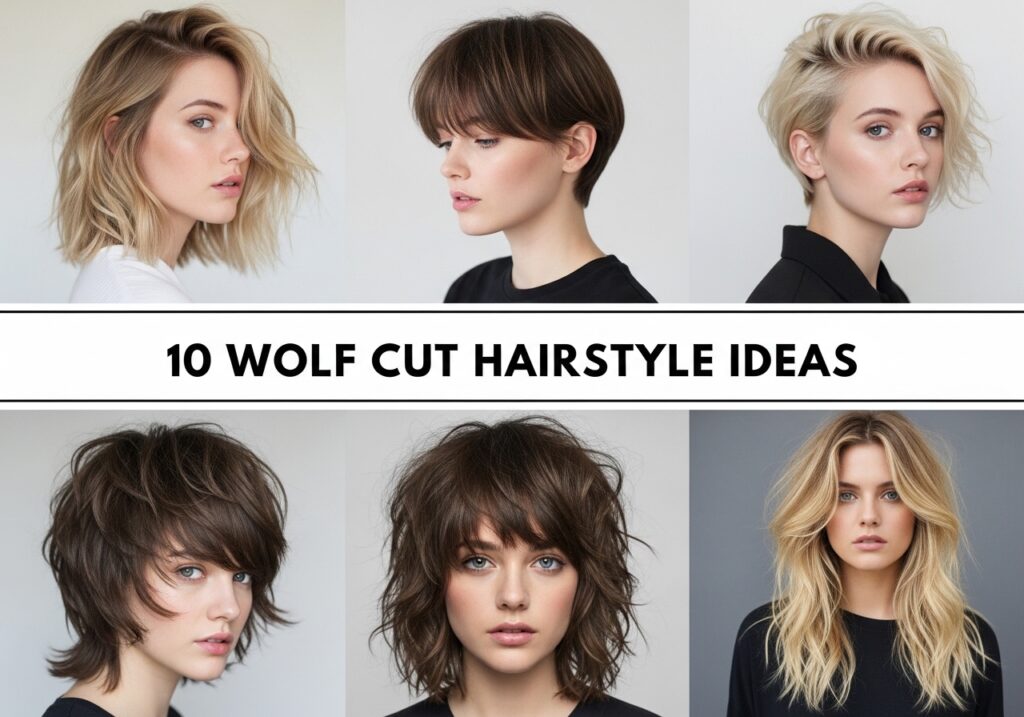 Wolf Cut Hairstyle Ideas