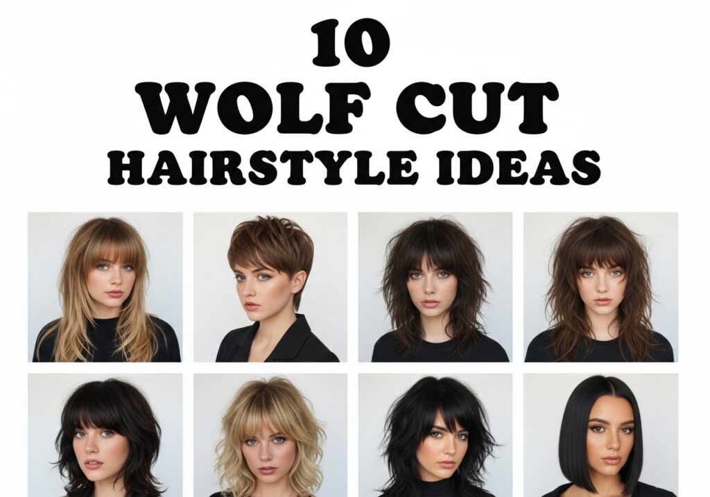 Wolf Cut Hairstyle Ideas