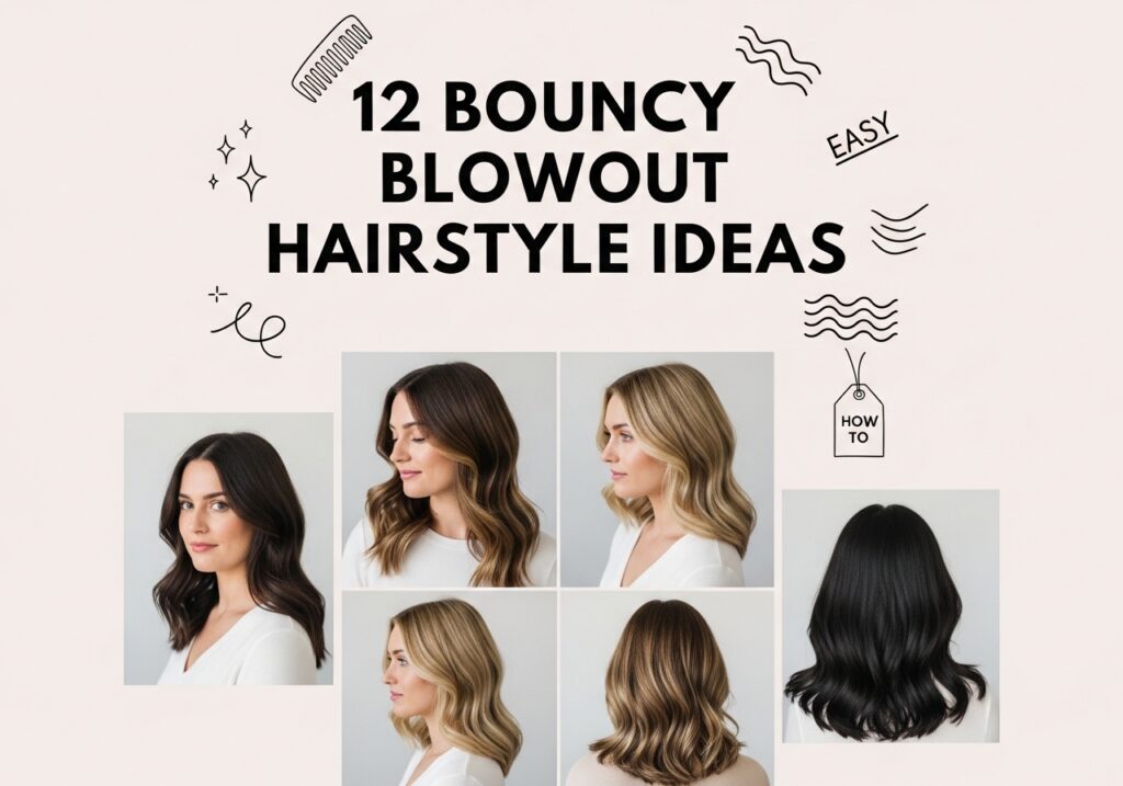 Bouncy Blowout Hairstyle Ideas