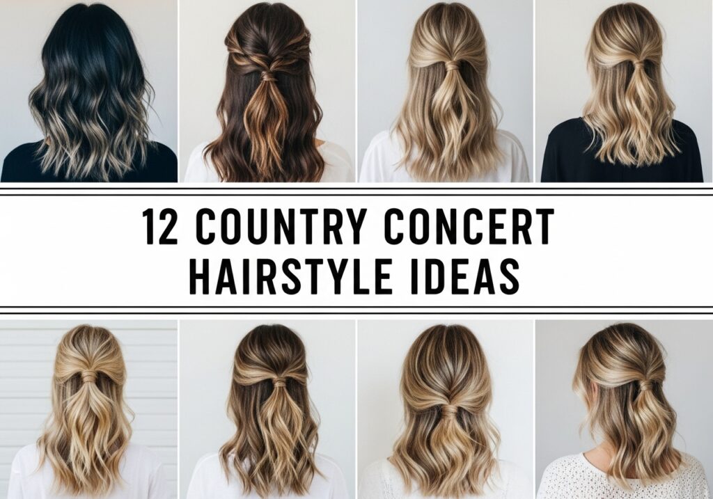 Country Concert Hairstyle Ideas