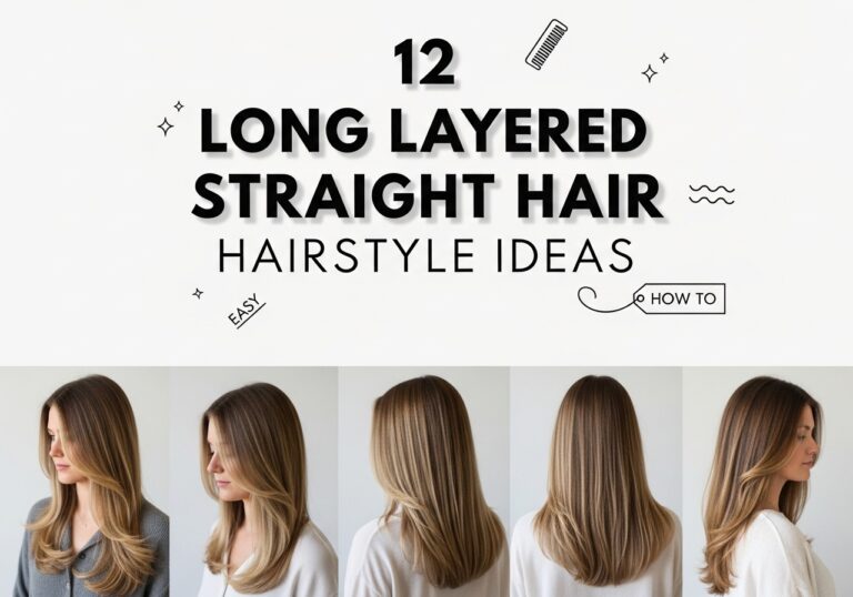 Long Layered Straight Hair Hairstyle Ideas