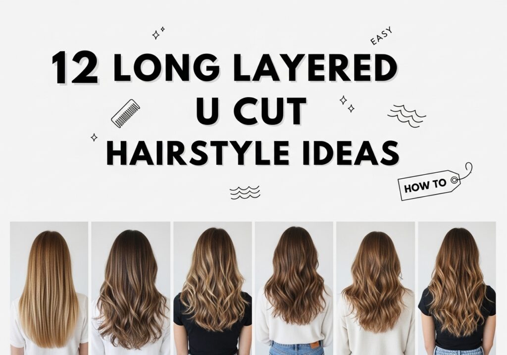 Long Layered U Cut Hairstyle Ideas