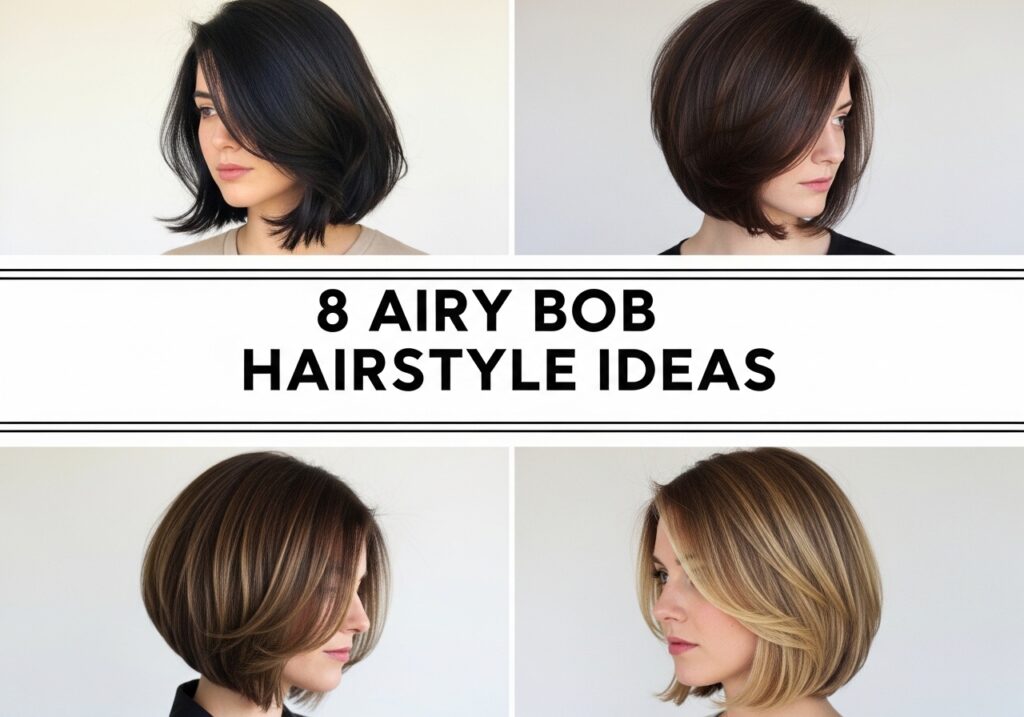 Airy Bob Hairstyle Ideas