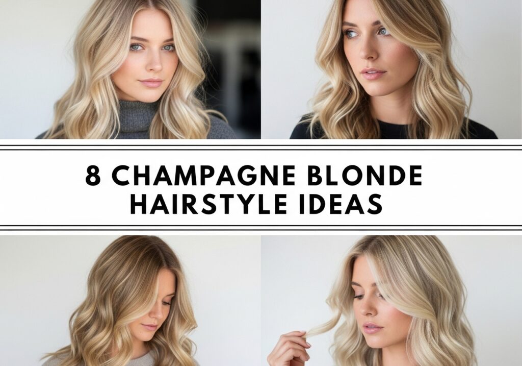 Champagne Blonde Hairstyle Ideas