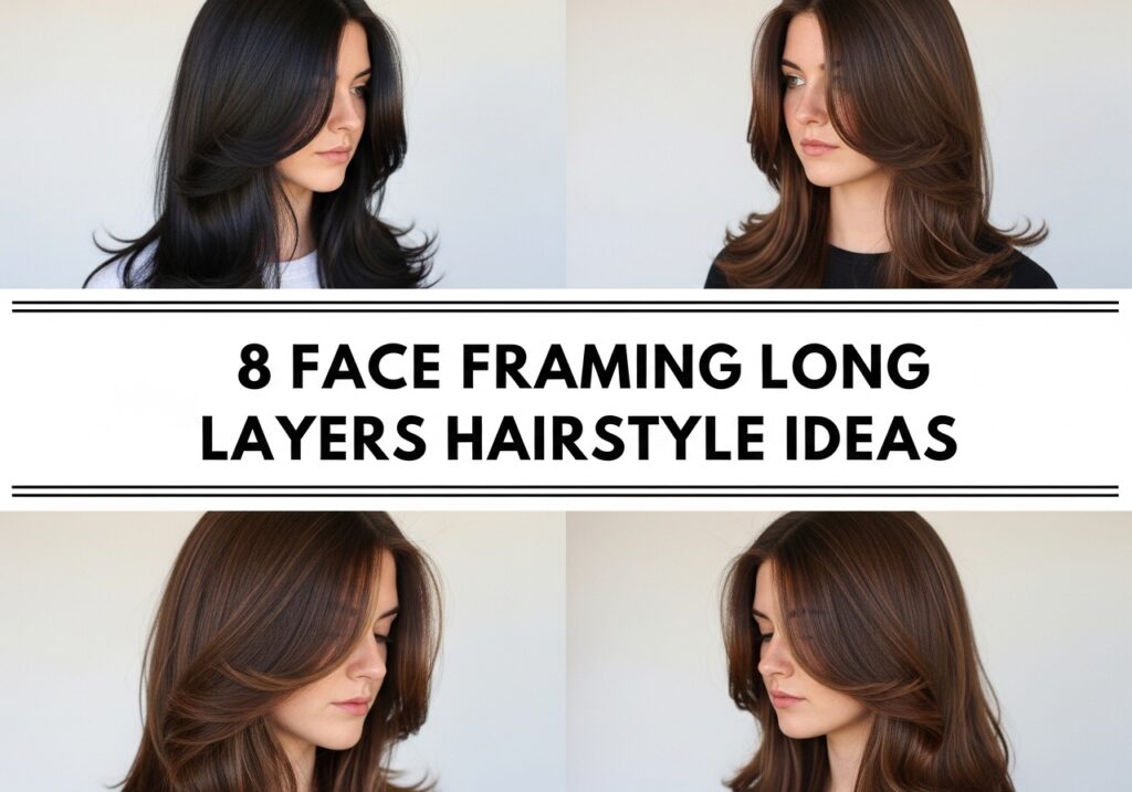 Face Framing Long Layers Hairstyle Ideas