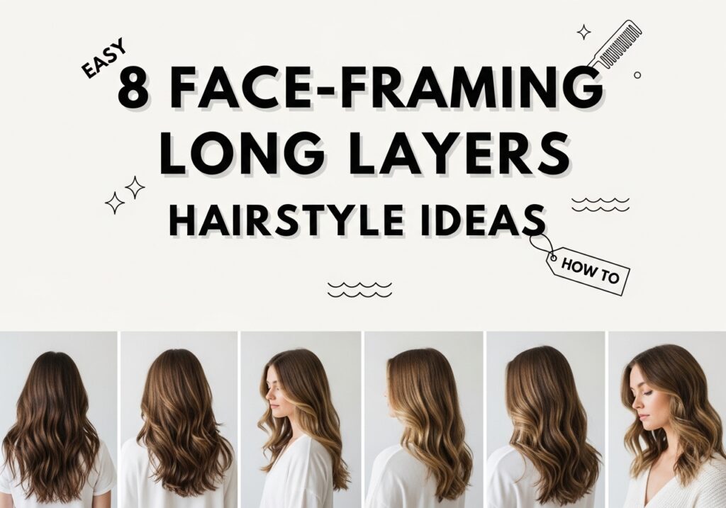 Face Framing Long Layers Hairstyle Ideas