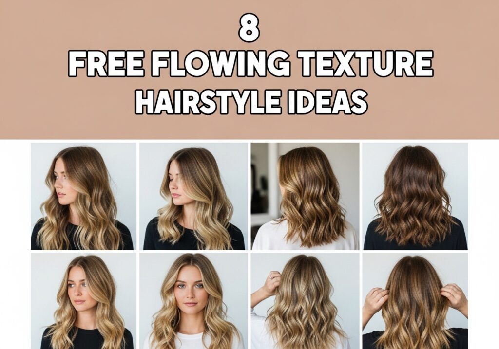 Free Flowing Texture Hairstyle Ideas