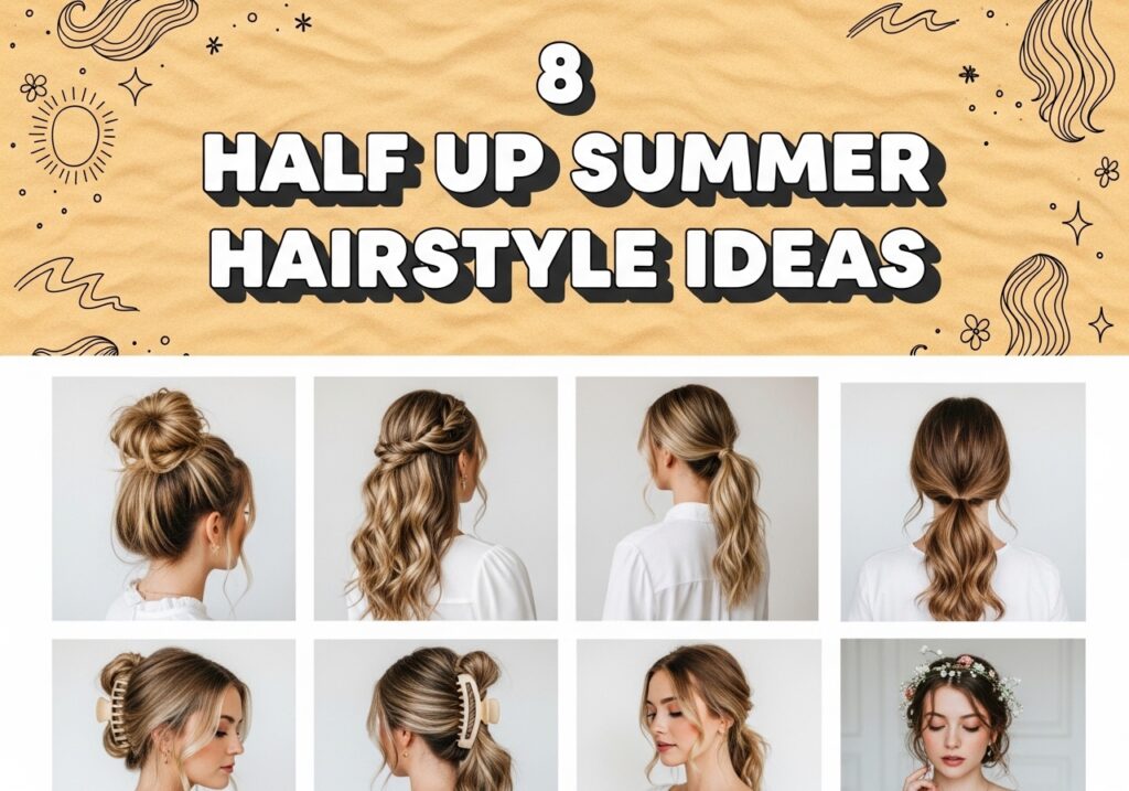 Half Up Summer Hairstyle Ideas