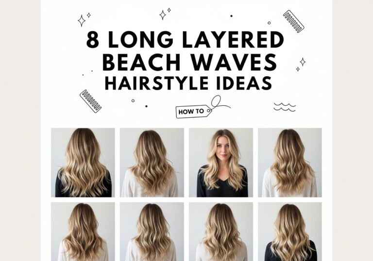 Long Layered Beach Waves Hairstyle Ideas