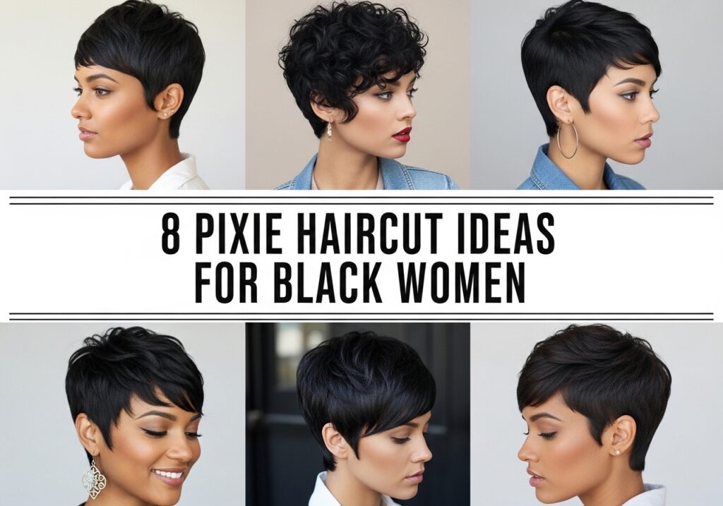 Pixie Haircut Ideas For Black Womens