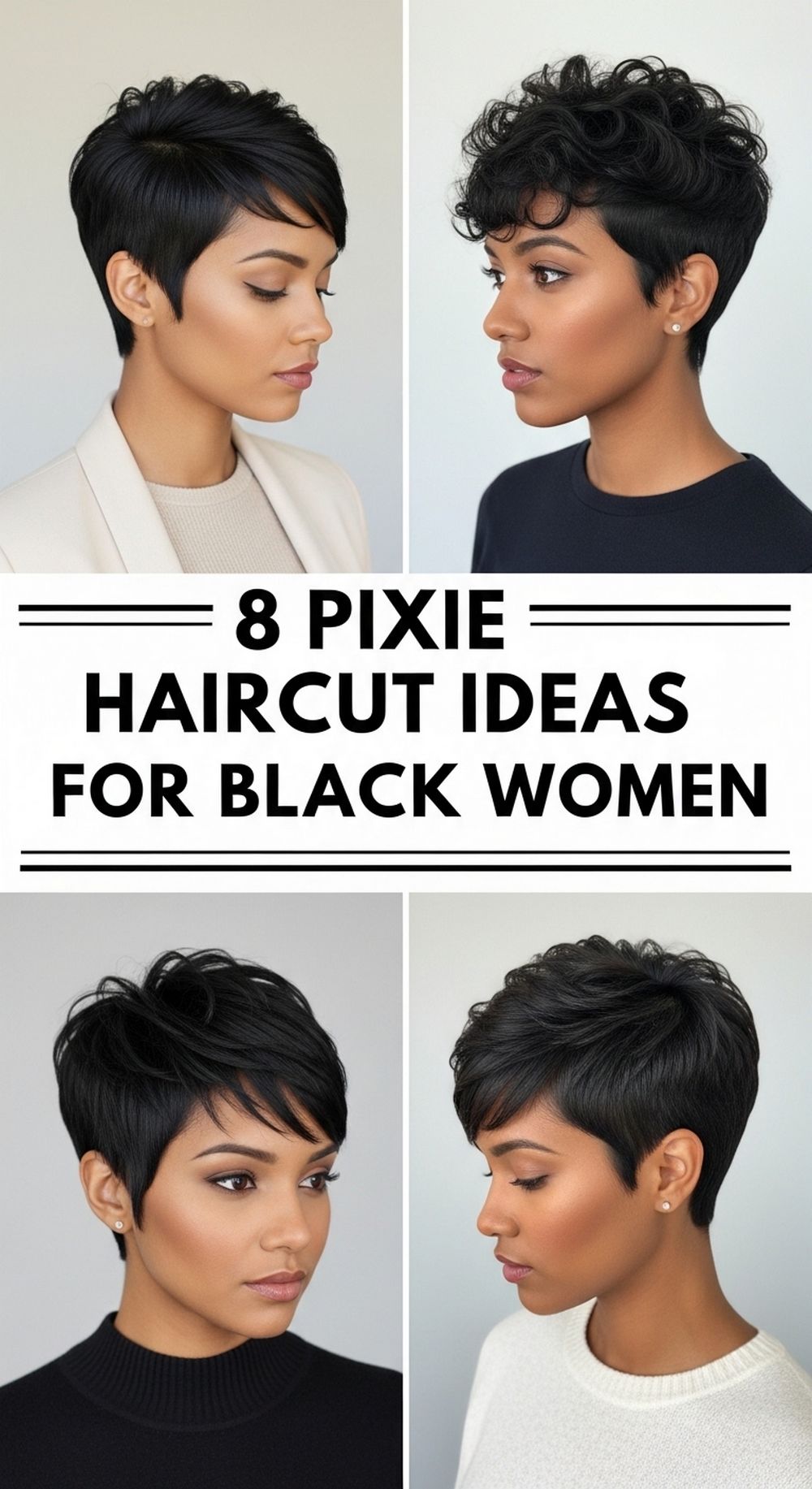 Pixie Haircut Ideas For Black Womens