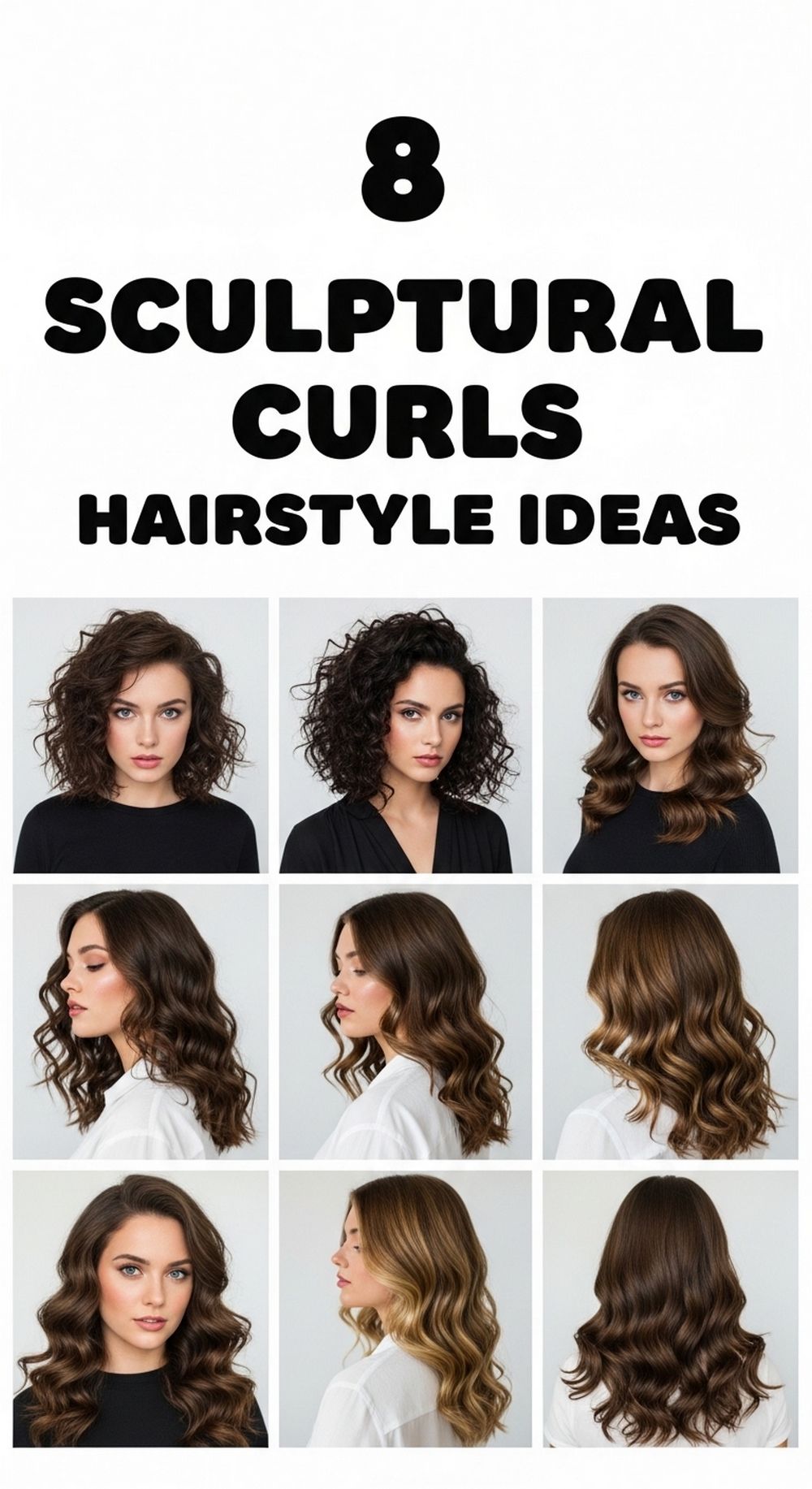 Sculptural Curls Hairstyle Ideas
