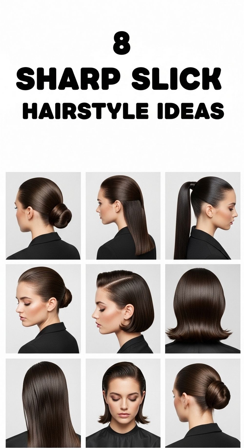 Sharp Slick Hairstyle Ideas