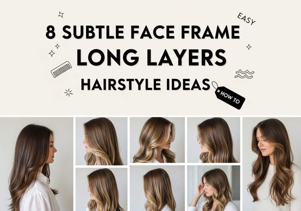Subtle Face Frame Long Layers Hairstyle Ideas