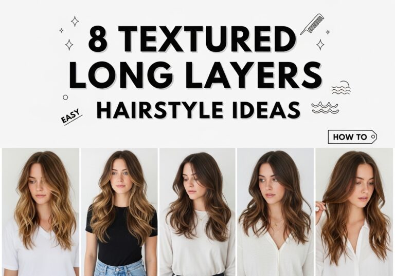 Textured Long Layers Hairstyle Ideas
