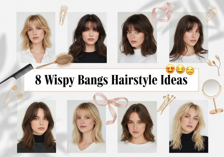 Wispy Bangs Hairstyle Ideas