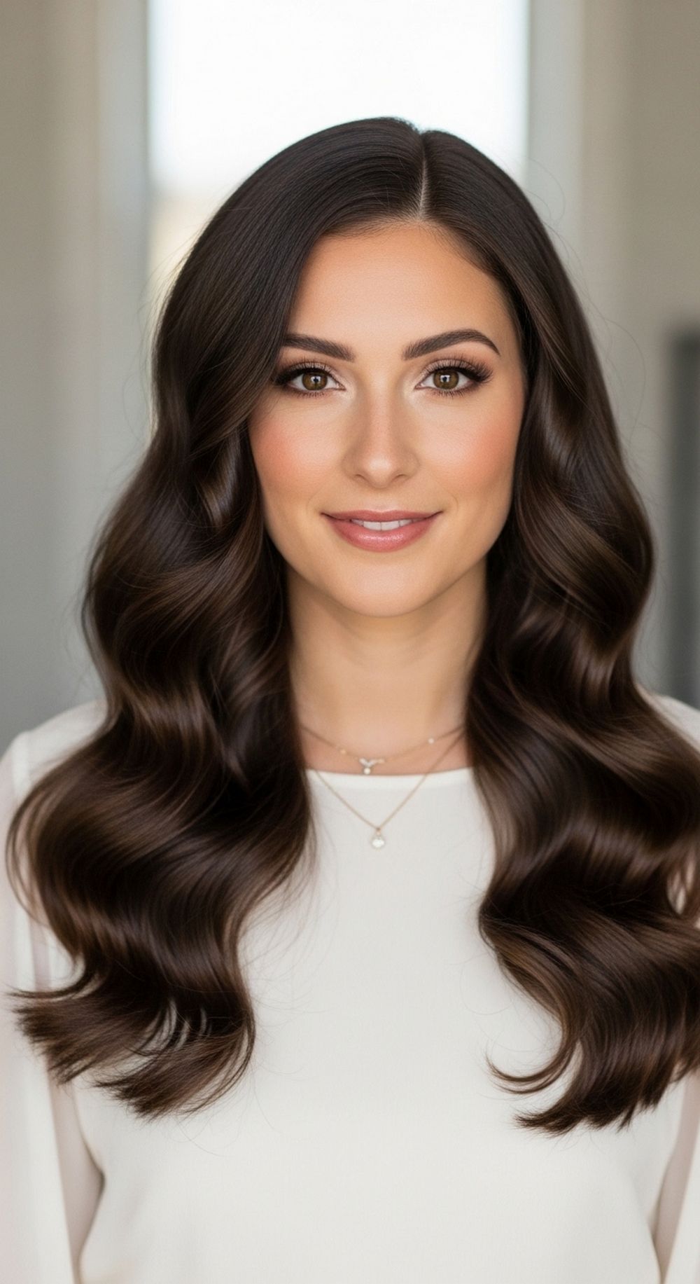 s Blowout with Big Barrel Waves Hairstyle