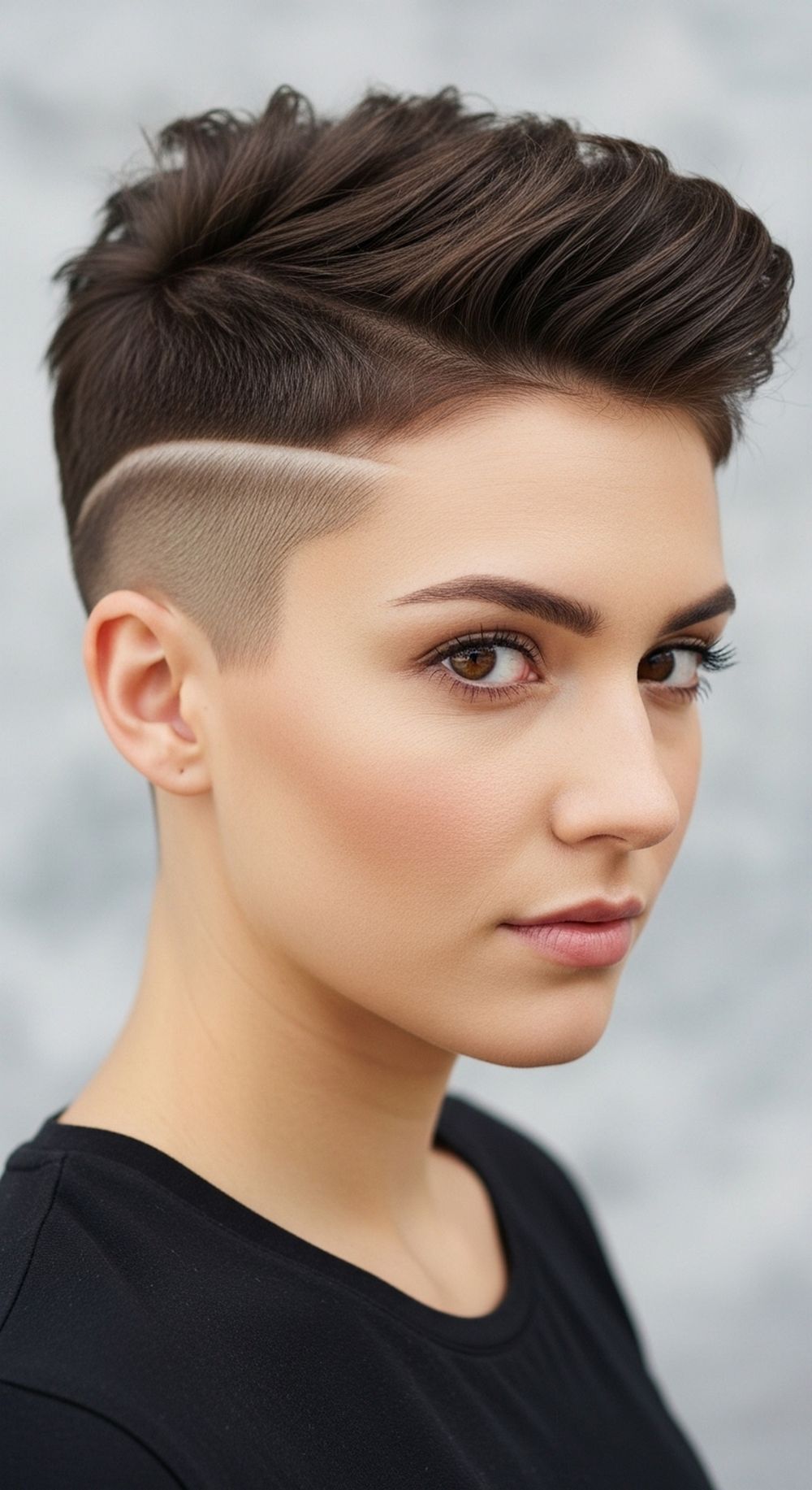 Buzz Cut Stud Hairstyle