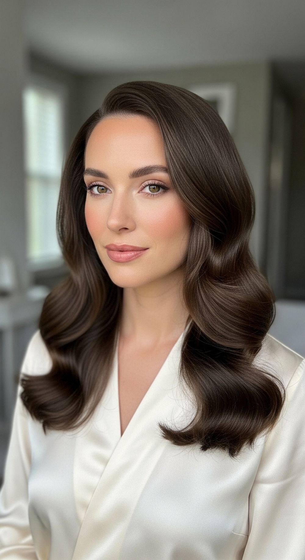 Classic Soft Romantic Waves Hairstyle