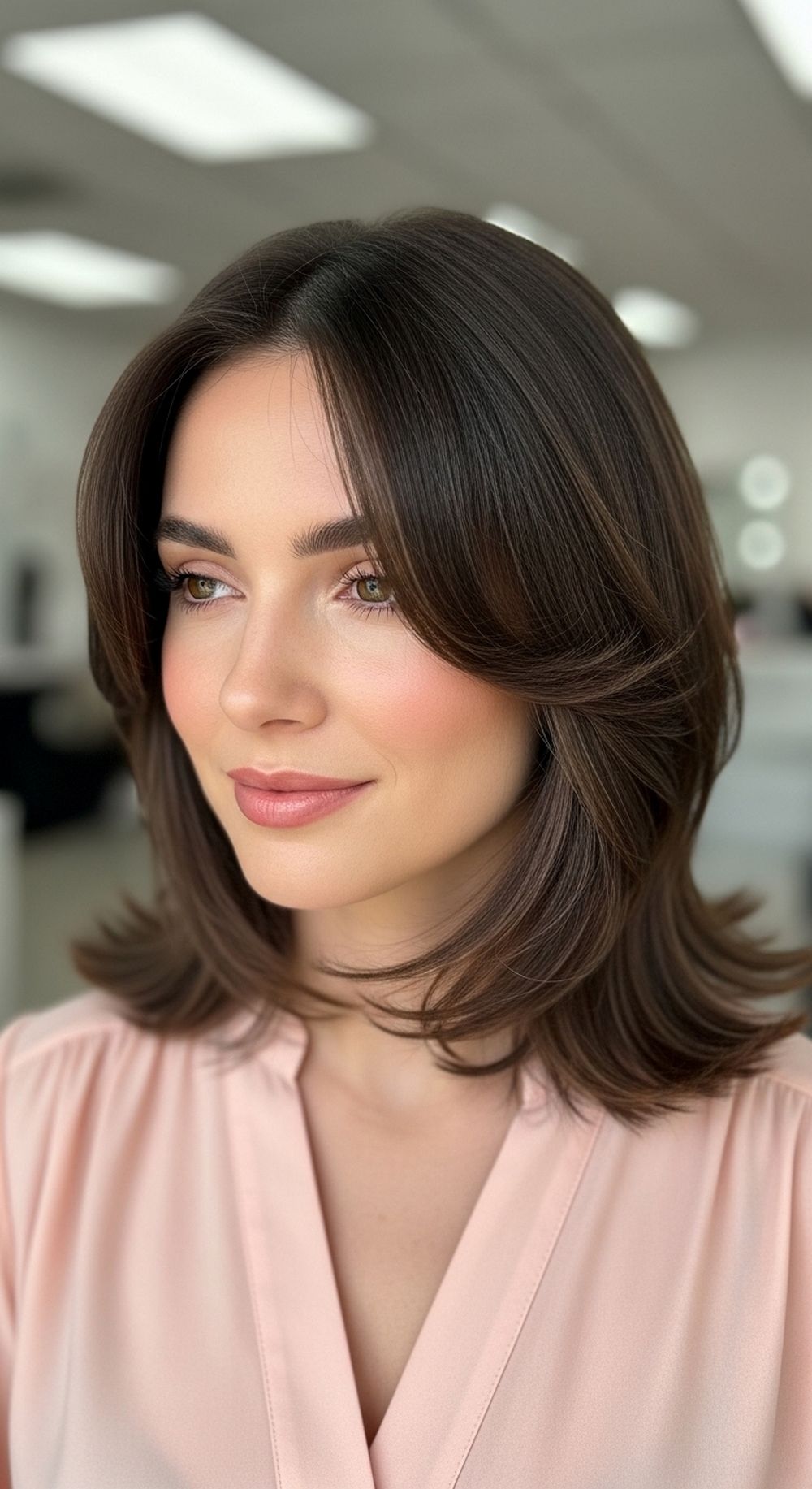 Clavi Cut with Face-Framing Layers Hairstyle