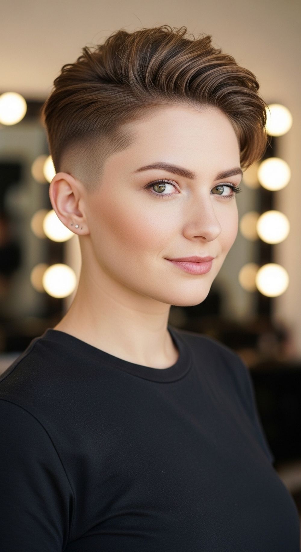 Drop Fade Stud Hairstyle