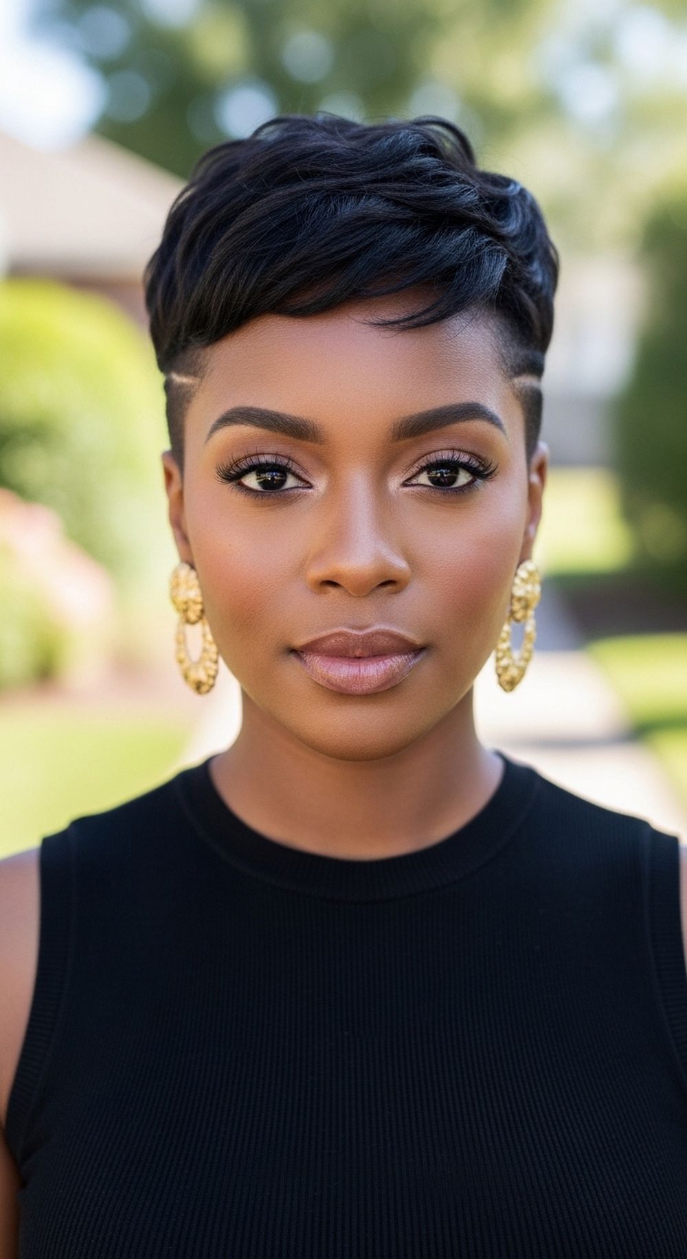 Edgy Undercut Pixie Haircut Hairstyle