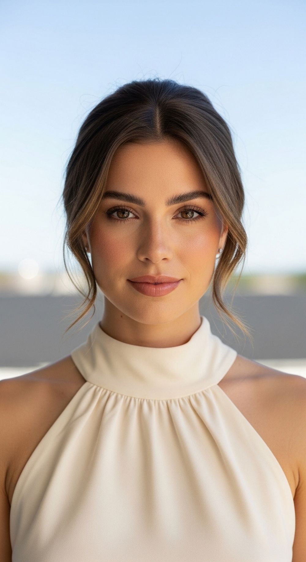 Elegant Claw Clip Twist for Halter Dress Hairstyle