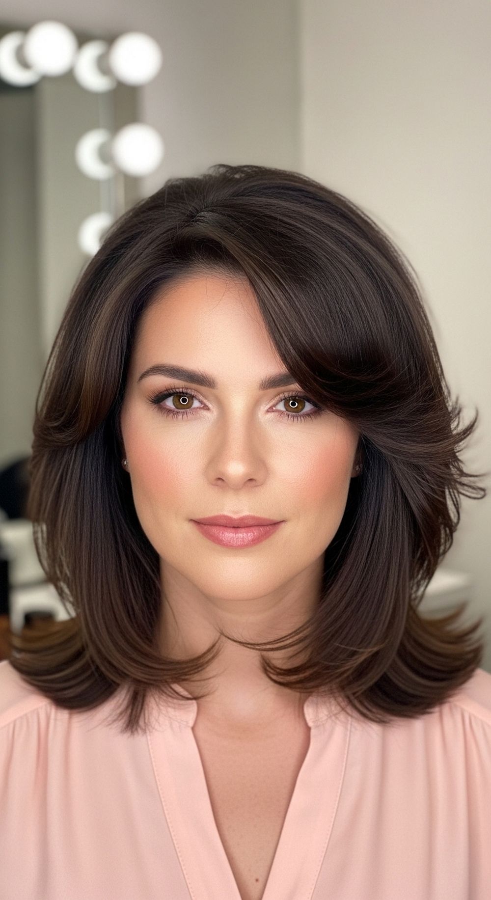 Feathered Kitty Cut Hairstyle