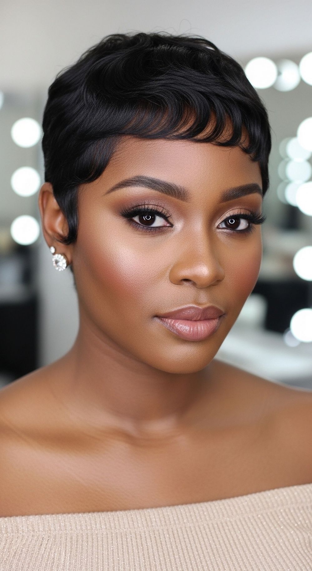 Finger Wave Pixie Haircut Hairstyle
