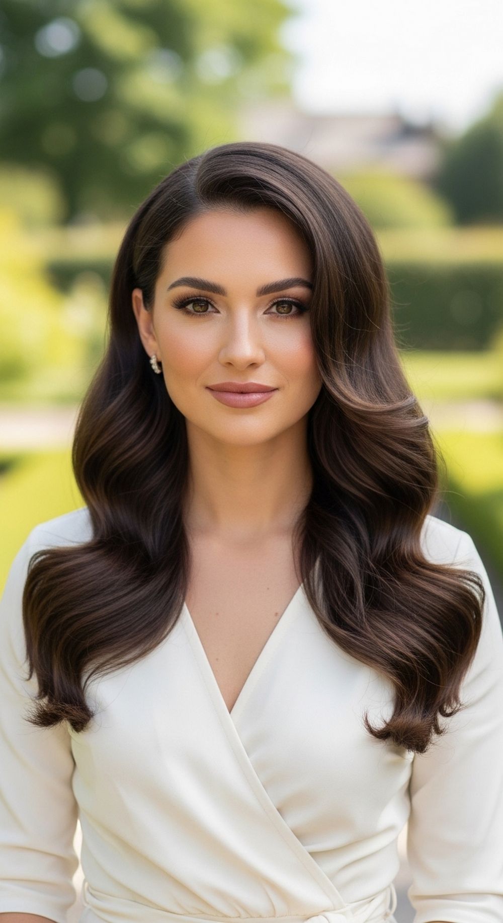 Glam Soft Romantic Waves with Polished Ends Hairstyle