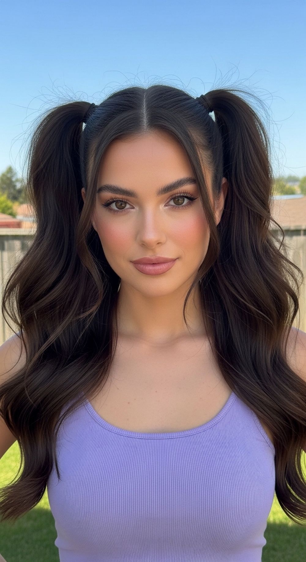 Half-Up Pigtails s Hairstyle