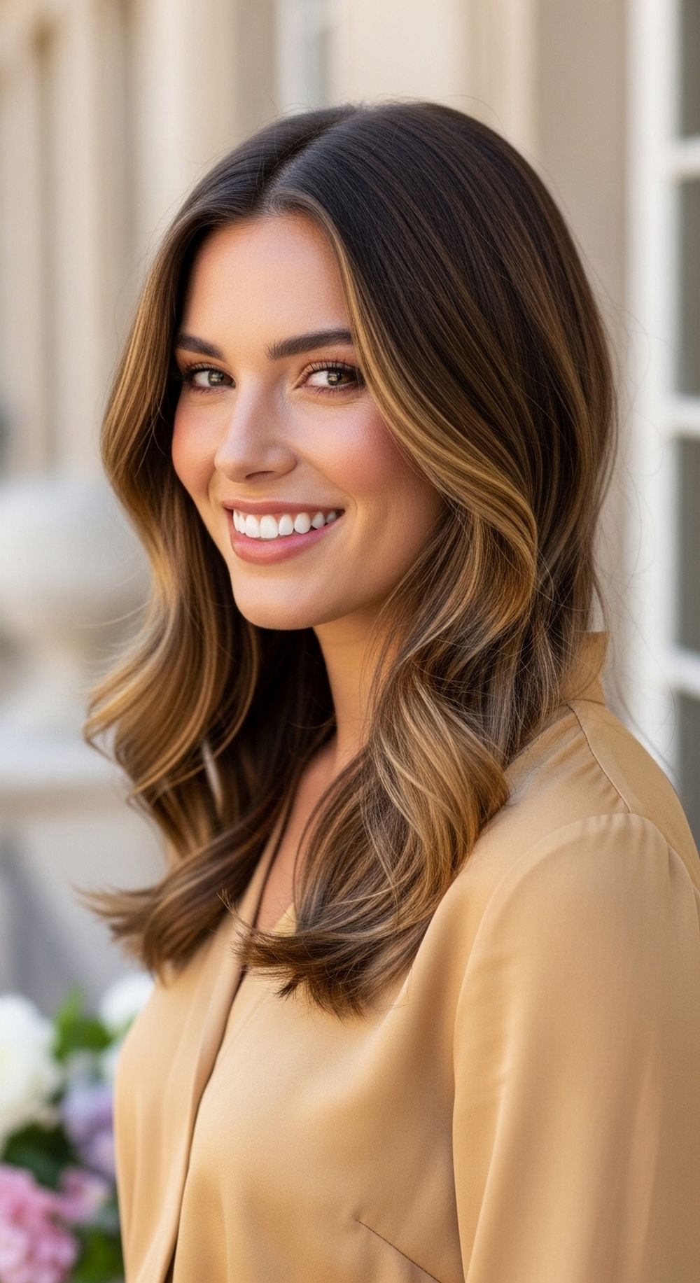 Honey Glow Luxe Bronde Hairstyle