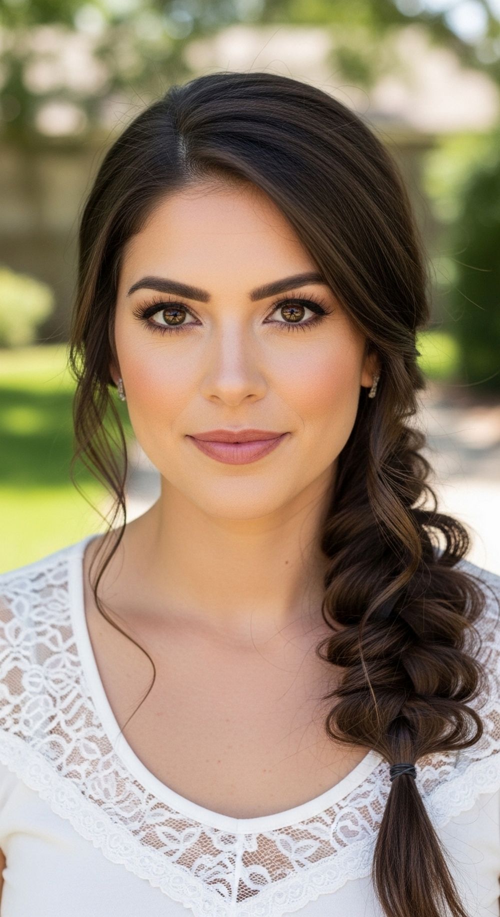 Side Braid Country Concert Hairstyle