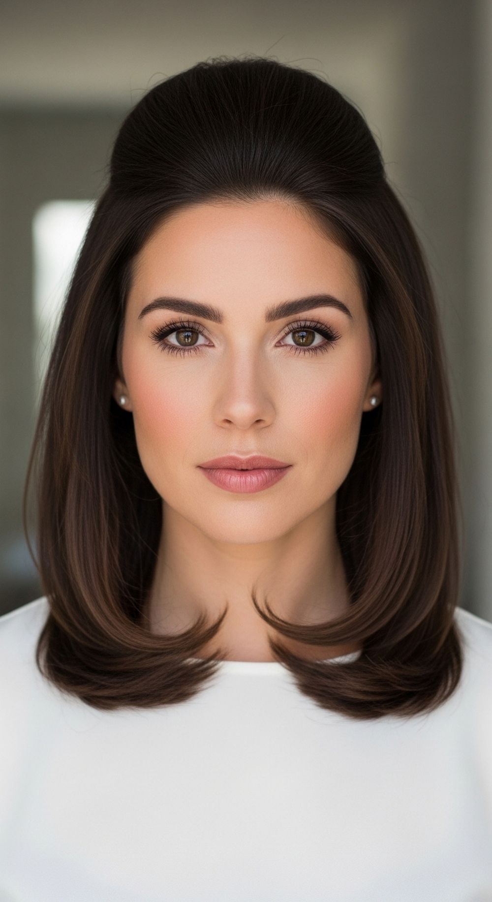 Sleek Ends Bombshell Blowout Hairstyle