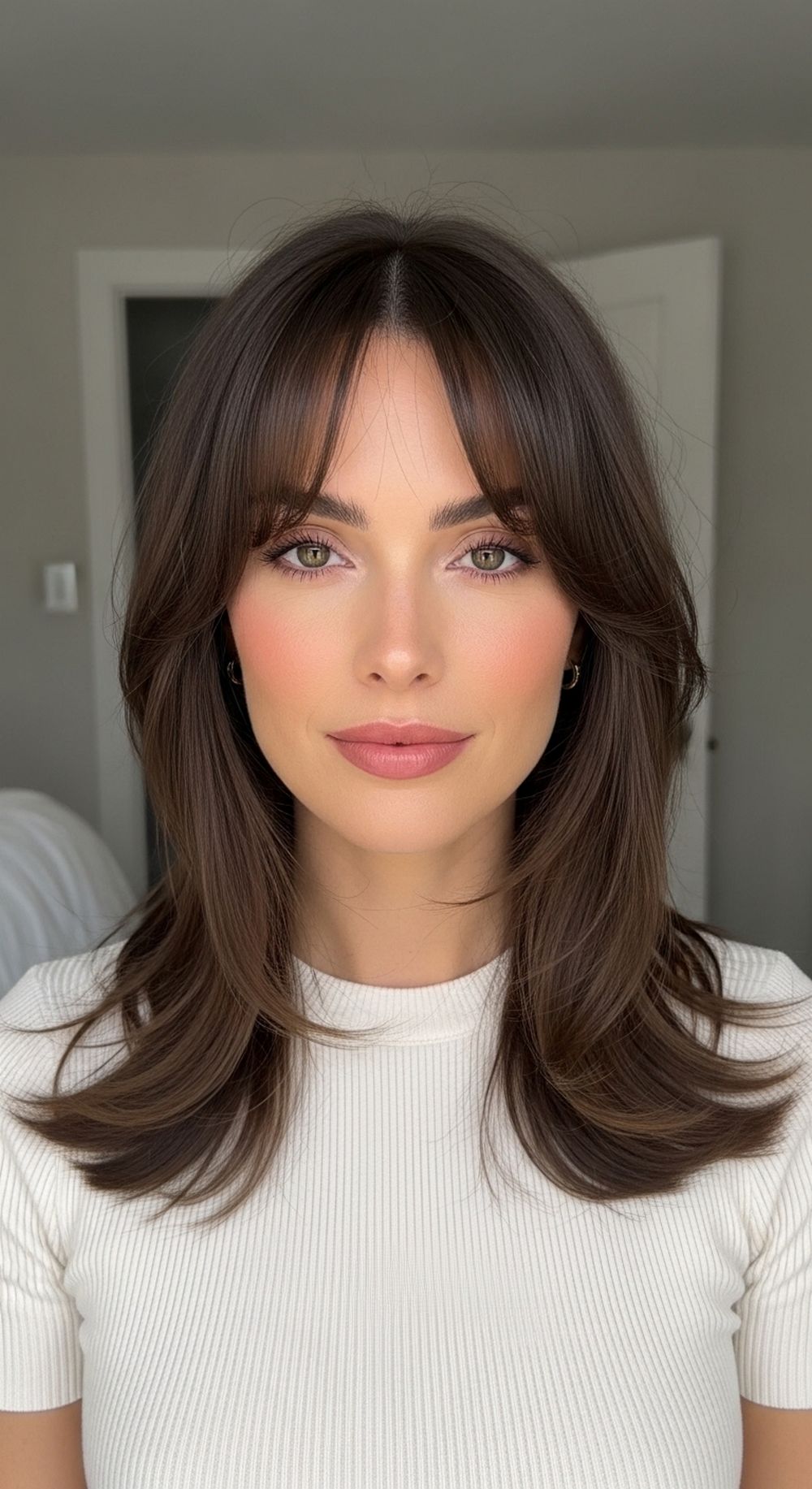Soft Classic Wispy Bangs Hairstyle