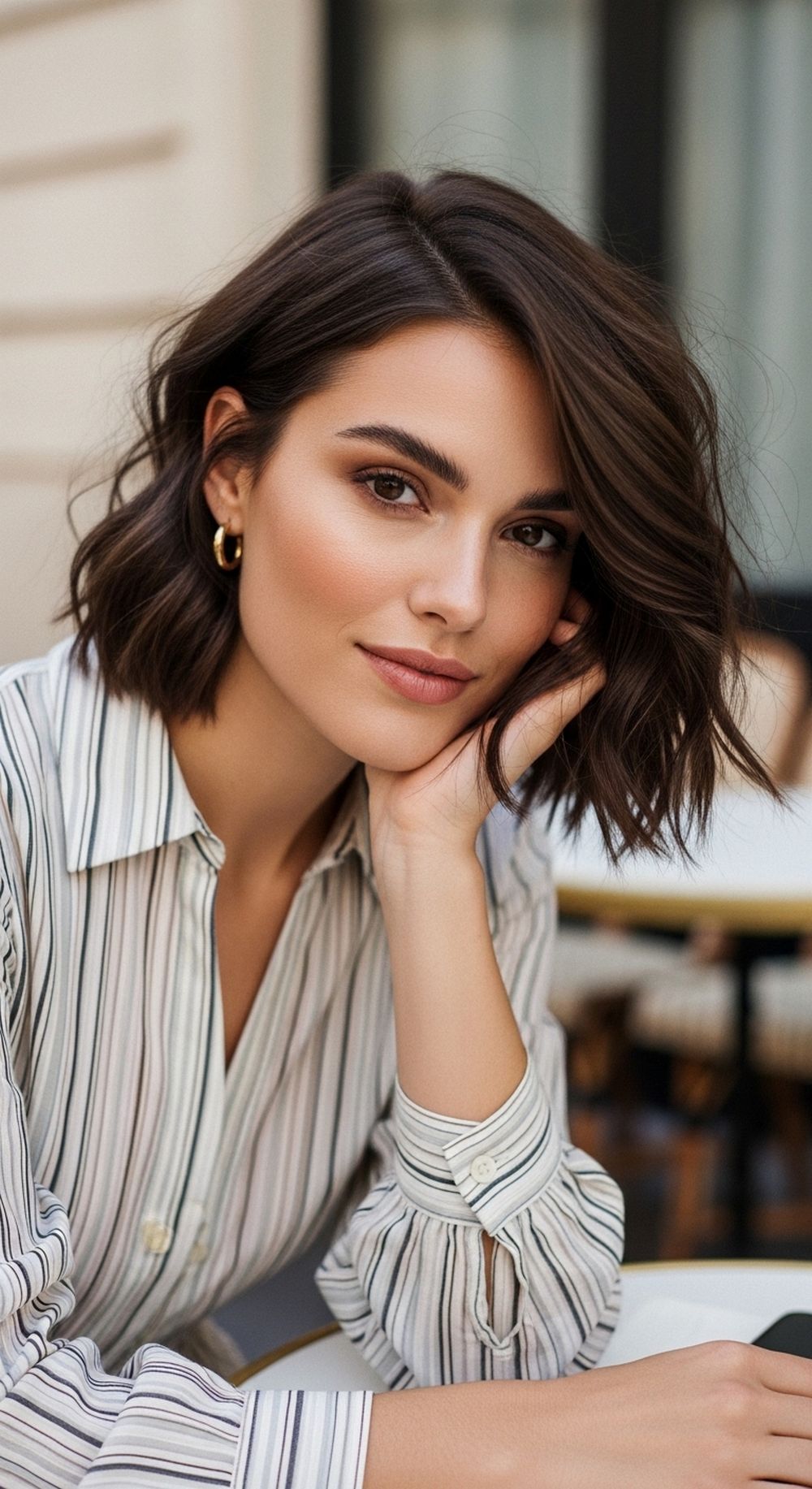 Tousled French-Inspired Heartthrob Bixie Hairstyle