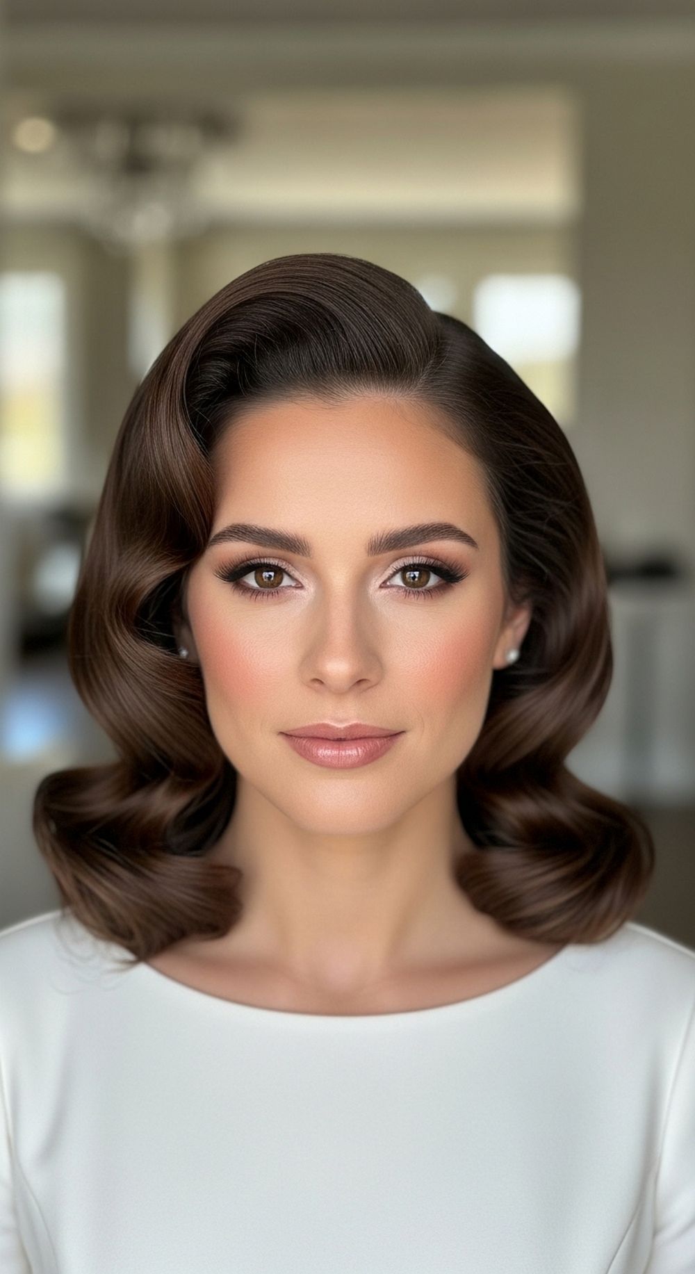 Vintage-Inspired Sculptural Curls Hairstyle