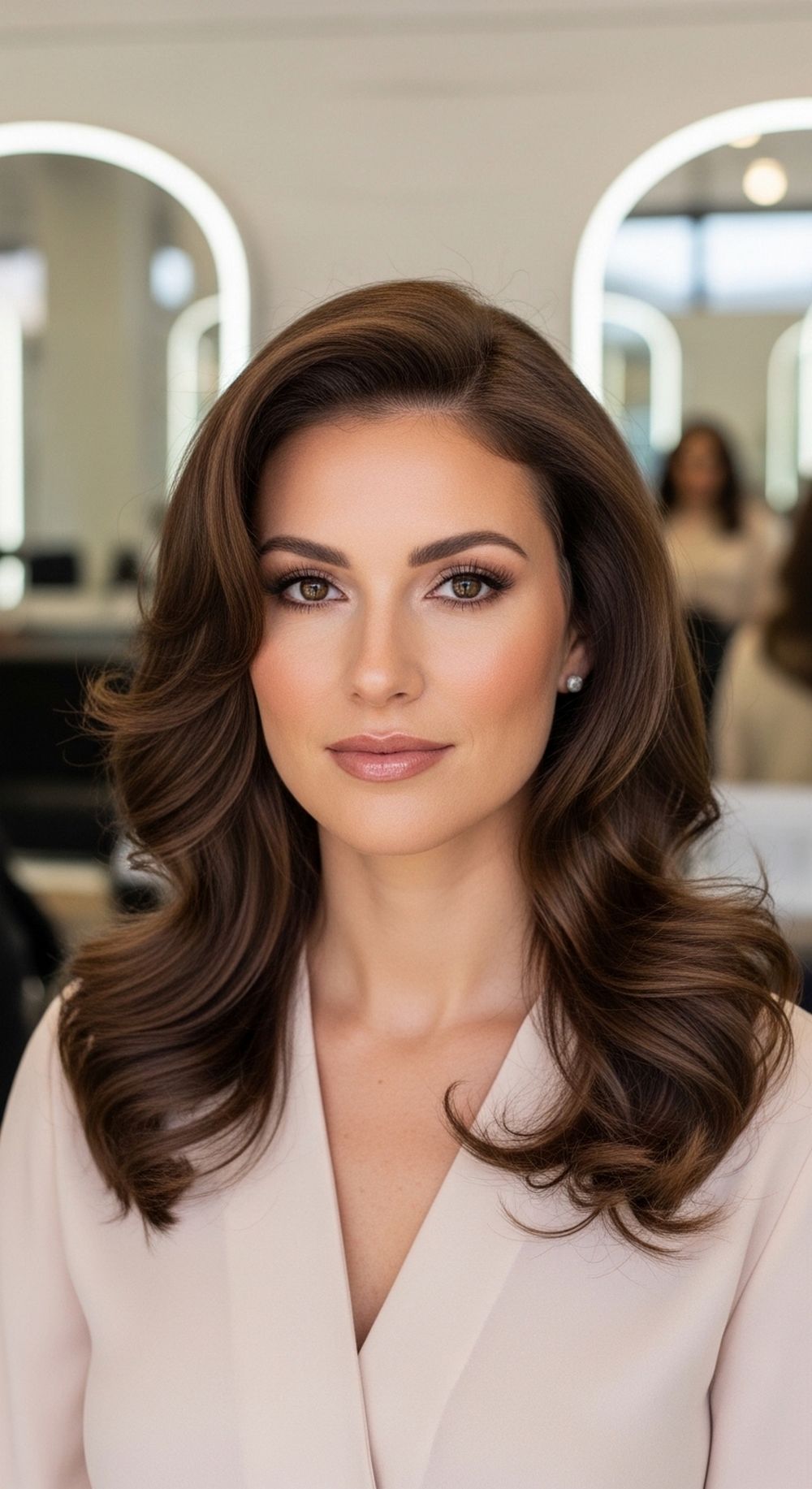 Voluminous Organic Curls Hairstyle