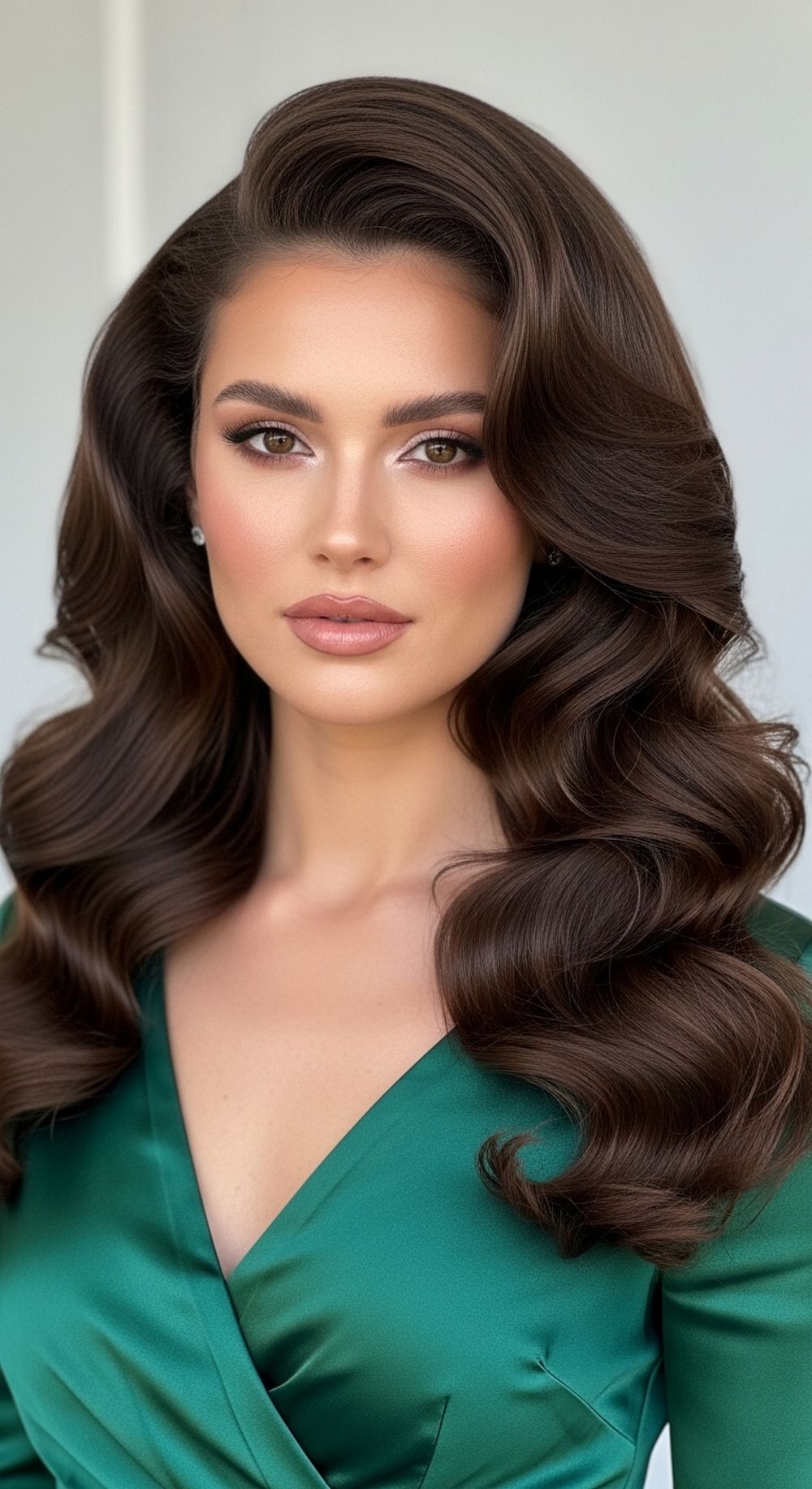 Voluminous Red Carpet Sculptural Curls Hairstyle