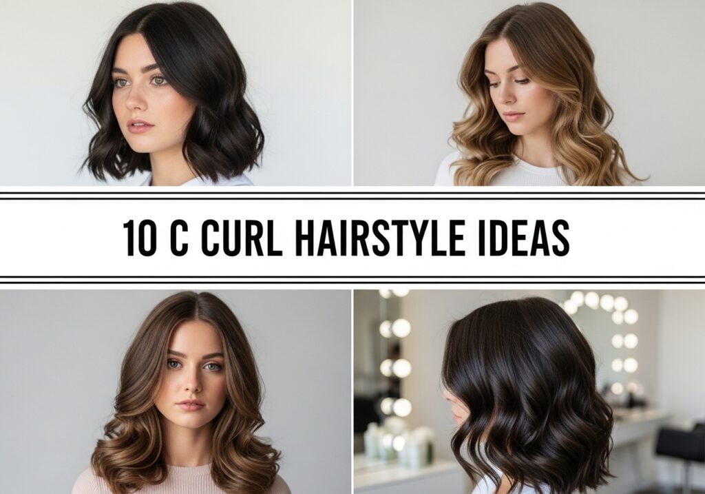 C Curl Hairstyle Ideas