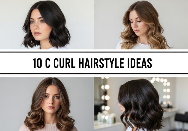 C Curl Hairstyle Ideas