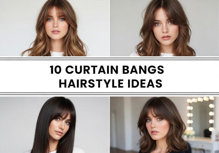Curtain Bangs Hairstyle Ideas