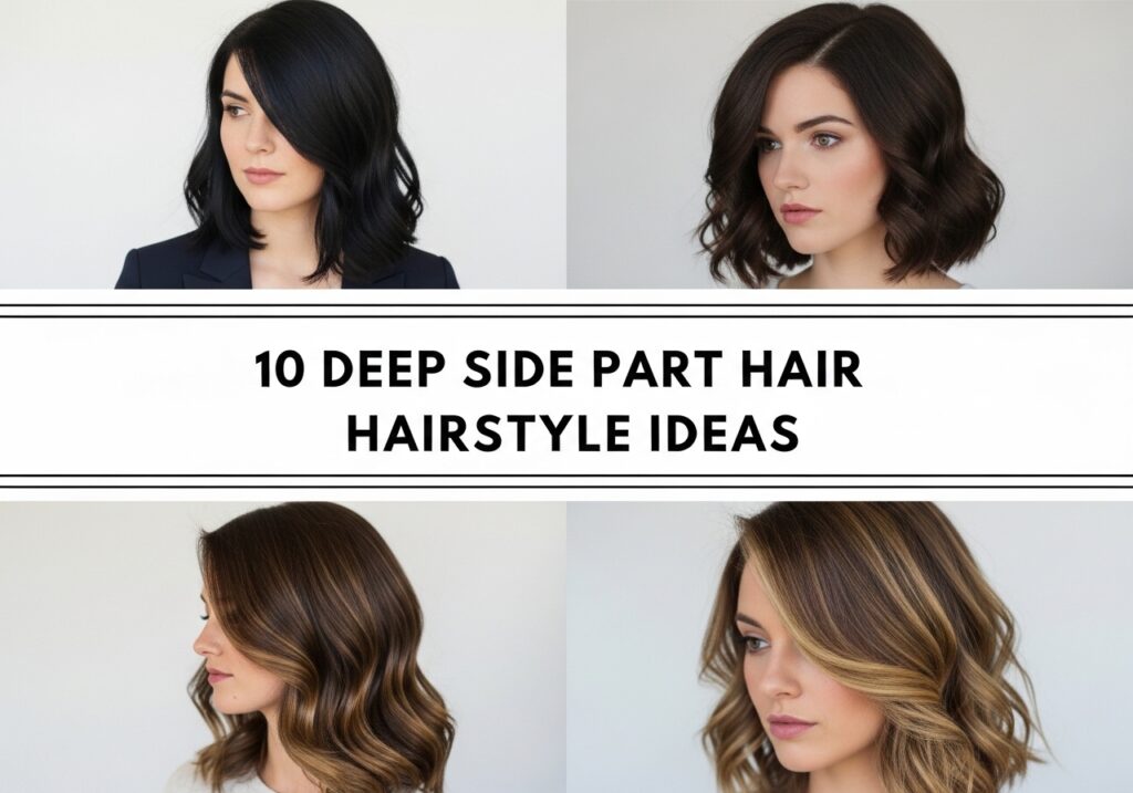 Deep Side Part Hair Hairstyle Ideas