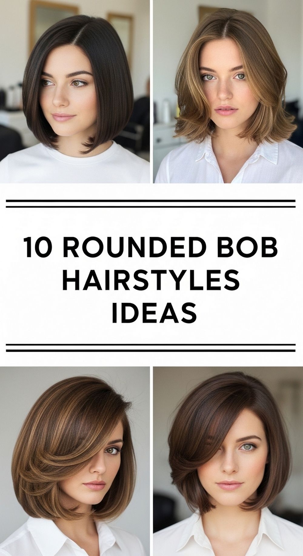 Rounded Bob Hairstyle Ideas