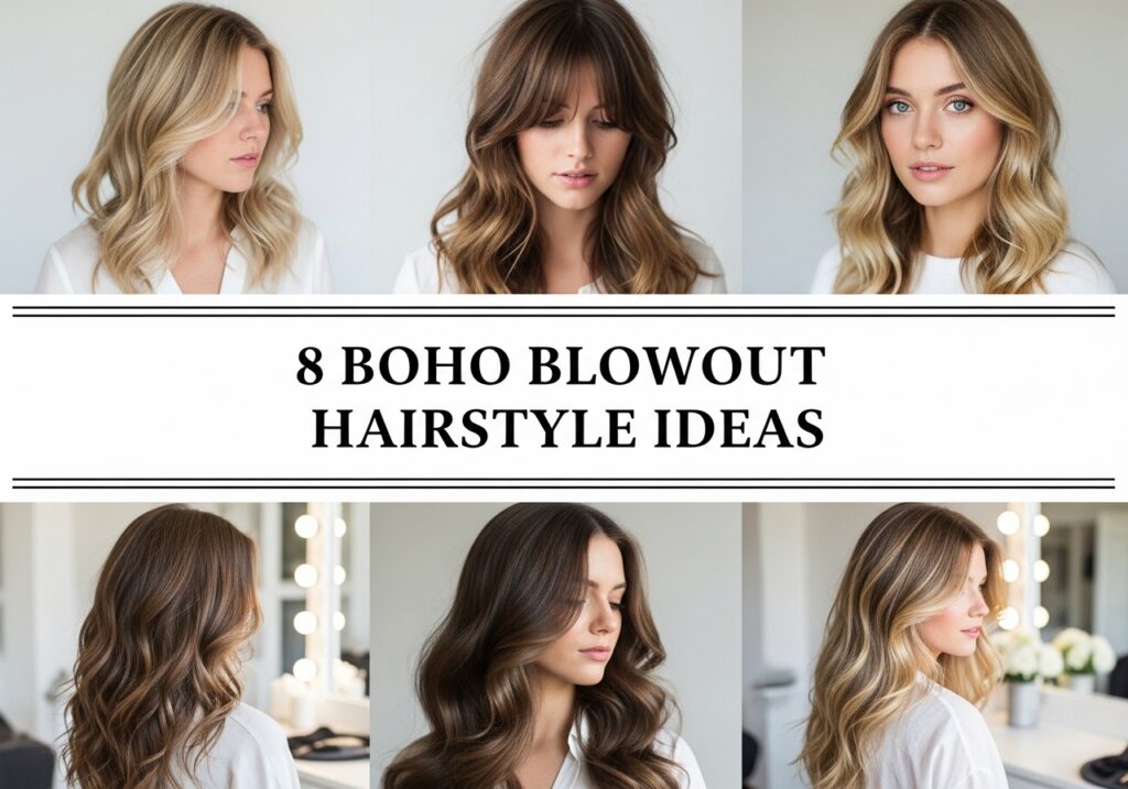 Boho Blowout Hairstyle Ideas